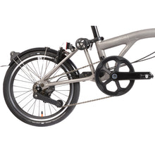 Load image into Gallery viewer, Brompton T-Line (titanium), 4-speed, M-Bar handlebar.