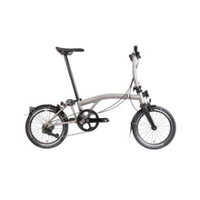 Load image into Gallery viewer, Brompton T-Line (titanium), 4-speed, M-Bar handlebar.
