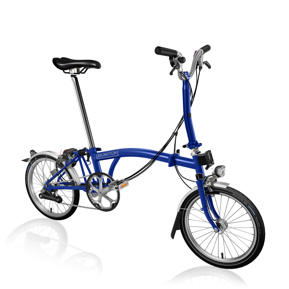 Brompton M6L with Dynamo Lighting, Piccadilly Blue