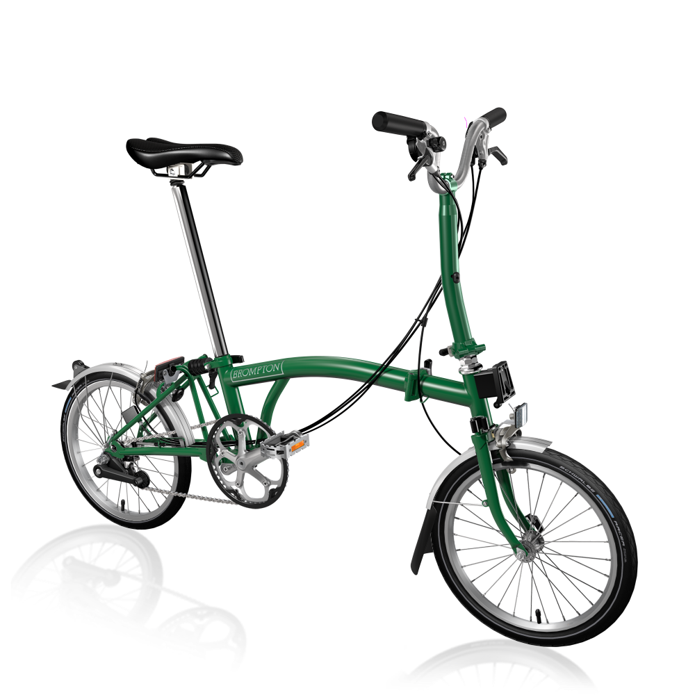 Brompton M6L Wide Saddle Racing Green